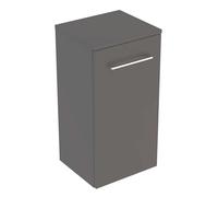 Geberit Selnova Square - Armario superior lateral 65x33x30 cm, 1 puerta, lava mate 501.273.00.1