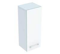 Geberit Selnova Square - Armario superior lateral 85x33x30 cm, 1 puerta, blanco brillante 501.276.00.1