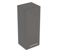 Geberit Selnova Square - Armario superior lateral 85x33x30 cm, 1 puerta, lava mate 501.277.00.1