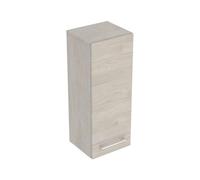 Geberit Selnova Square - Armario superior lateral 85x33x30 cm, 1 puerta, nogal claro hickory 501.279.00.1