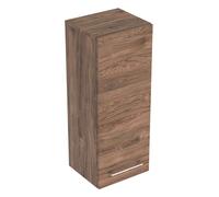 Geberit Selnova Square - Armario superior lateral 85x33x30 cm, 1 puerta, nogal hickory 501.278.00.1