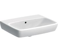Geberit Selnova Square lavabo 55x44 cm rectangular clásico blanco brillante 500.291.01.7