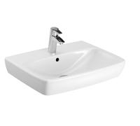 Geberit Selnova Square lavabo 55x44 cm rectangular clásico-sobre encimera blanco brillante 500.290.01.7