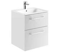 Geberit Selnova Square lavabo con mueble 55 cm blanco 501.232.00.1