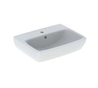 Geberit Selnova Square - Lavamanos 45x35 cm, con 1 orificio para grifo, con rebosadero, blanco 500.322.01.7
