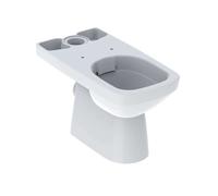 Geberit Selnova Square - Taza de inodoro completo, desagüe trasero, 68x35 cm, Rimfree, blanco 501.563.01.7
