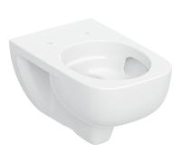 Geberit Selnova Square taza de inodoro suspendido sin reborde con descarga de remolino blanco brillante 503.153.00.1