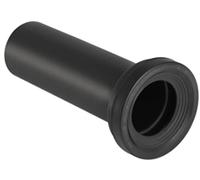 Geberit - Set Conector Recto Geberit Para Inodoro Al Suelo: D90Mm Negro (131.083.16.1)