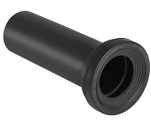 Geberit - Set Conector Recto Geberit Para Inodoro Al Suelo: D90Mm Negro (131.083.16.1)