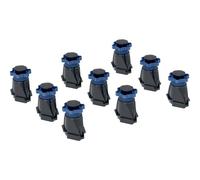 Geberit Set de pies para plato de ducha de resina de piedra, hasta 140 cm, pies regulables en altura 9-21 cm, 554.953.00.1