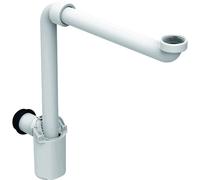 Geberit Sifón de lavabo 151.116.11.1 tubular, diámetro 32 mm, tubo de inmersión, blanco