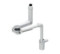 Geberit - Sifón de ahorro para lavabo Clou, pro ovládání táhlem, cromo 152.059.21.1