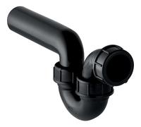 Geberit - Sifón de fregadero, con conexión de rosca, entrada/salida horizontal, d 50 mm, d1 50 mm 152.040.16.1