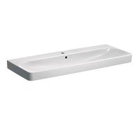 Geberit Smyle Square - Lavabo 120x48 cm, con rebosadero, orificio para grifo, blanco 500.226.01.1