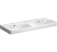 Geberit Smyle Square lavabo 120x48 cm rectangular clásico-para mueble-empotrado-doble blanco brillante 500.223.01.8