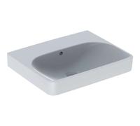 Geberit Smyle Square - Lavabo 55x44 cm, con rebosadero, sin orificio para grifo, blanco 501.574.00.1