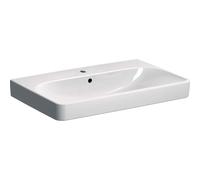 Geberit Smyle Square lavabo 75x48 cm rectangular para mueble-sobre encimera blanco brillante 500.249.01.1