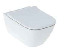 Geberit Smyle Square conjunto taza de inodoro + tapa suspendido sin reborde blanco 500.683.00.2