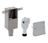 Geberit - Tapón de olores para artículos de equipamiento, 2 conexiones, caja empotrada a tapa de cobertura 152.233.00.1