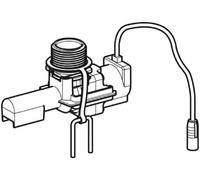 Geberit Unidad de electroválvula (para limpieza higiénica HS 30/HS50, 12 V, plástico, clase de protección ll, válvula, válvula de agua) 243065001