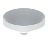 Geberit Variform lavabo 40x40 cm circular empotrado blanco brillante 500.702.01.2