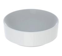 Geberit Variform lavabo 40x40 cm circular sobre encimera blanco brillante 500.768.01.2