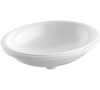 Geberit Variform lavabo 50x40 cm oval bajo encimera blanco brillante 500.755.01.2