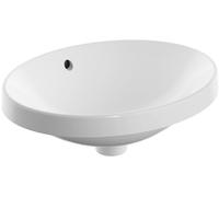 Geberit Variform lavabo 50x40 cm oval empotrado blanco brillante 500.709.01.2