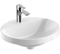 Geberit Variform lavabo 50x45 cm oval empotrado blanco brillante 500.714.01.2
