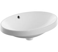 Geberit VariForm - Lavabo encastrado 55x40 cm, con rebosadero, blanco 500.716.01.2