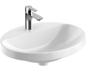 Geberit Variform lavabo 55x45 cm oval empotrado blanco brillante 500.722.00.2