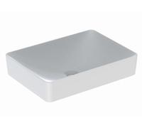 Geberit Lavabo VariForm 55x40 cm rectangular sobre encimera sin orificio blanco 500.779.01.2