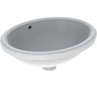 Geberit VariForm - Lavabo empotrado 48x42 cm, con rebosadero, blanco 500.748.01.2