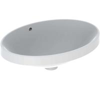 Geberit Variform lavabo 50x40 cm oval empotrado blanco brillante 500.708.01.2