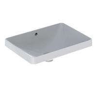 Geberit Variform lavabo 55x40 cm rectangular empotrado blanco brillante 500.736.01.2