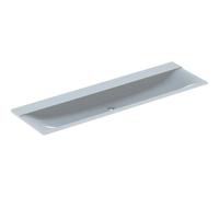 Geberit Xeno 2 lavabo sin agujero para grifo, sin rebosadero, 160x48cm, blanco, 500278001, 500278001 - CM