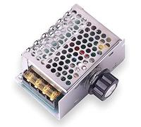 Gebildet 220V CA 4000W Electrónico Regulador Voltaje Controlador Termostato Motor Control Velocidad CA SCR Regulador Potencia y Calor Regulador de Voltaje de Motor Atenuador Tiristor de Alta-Potencia