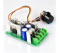 Gebildet DC Motor Controller Assembly 12V 24V 36V 48V/20A Módulo de Accionamiento de Alta Potencia Velocidad Ajustable PWM Controlador de Gobernador Regulador LED Ultra Pequeño