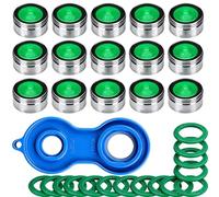 Gebildet Filtro de Grifo Aireador Atomizador Pulverizador Economizador de boquillas 24 mm (M24) para cocina (ahorro de agua) (Aireador Atomizador x 15 con la llave ingresa)