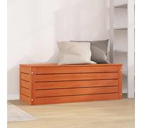 Gecheer Caja de almacenamiento de madera de pino macizo, gran capacidad, puerta con bisagras, uso interior, fácil mantenimiento, color marrón cera, 89x36.5x33 cm, 9.7 kg, requiere ensamblaje YHSXPBLS-