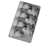 Geda Labels - Molde para magdalenas (silicona), color gris