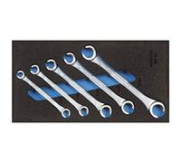 Gedore 1500 CT1-400 - Juego de llaves estrella de doble boca abiertas