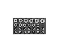 Gedore 1500 ES-19 IS - Juego de llaves de vaso 1/2"