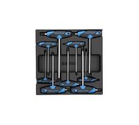 Gedore 1500 ES-DT 2142 - Juego de llaves allen con mango