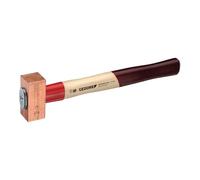 Gedore 622 H-1000 - Martillo de cobre ROTBAND-PLUS 1000 g