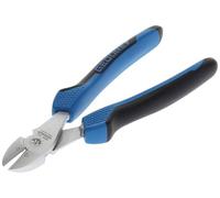 GEDORE Alicates de corte diagonal de fuerza para alambre duro/cuerda de piano de hasta 2 mm, Mango de dos componentes, Templado, Longitud 200 mm, 8316-200 JC
