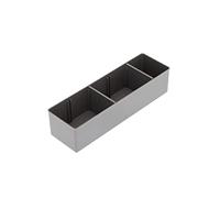 GEDORE Caja insertable i3, Para i-BOXX 72 n.º 1101 L, Almacenamiento de pequeñas piezas, Con 2 separadores, 260 x 63 x 78 mm, E-1101 BT