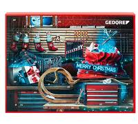 GEDORE Calendario de Adviento 2023 rojo R33003044, 44 piezas, calendario de Adviento para hombres, regalo para hombres, herramienta Calendario de Adviento 2023