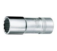 Gedore D 19 L 22 - Llave de vaso 1/2", forma larga 22 mm