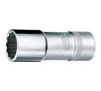 Gedore Llave de vaso D 19 L 27 – 1/2" forma larga 27 mm